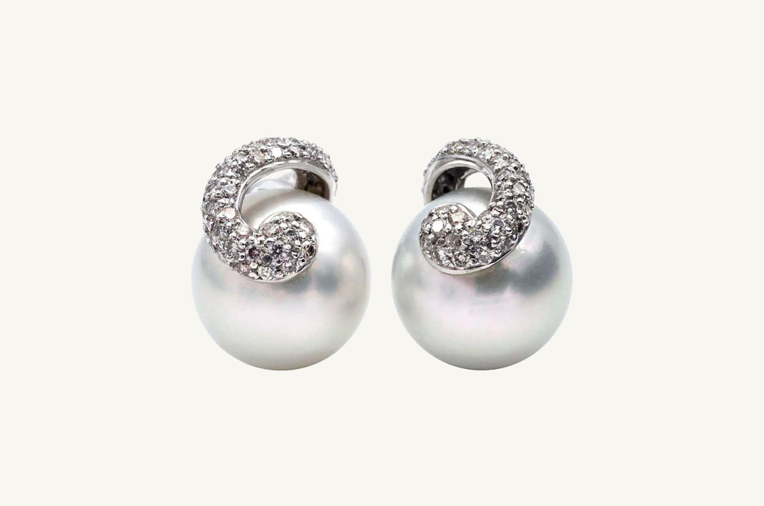 Zest - Pearl white Gord & Diamonds
