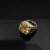 Golden Cushion Ring