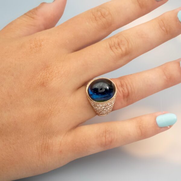 Midnight Cabochon Ring