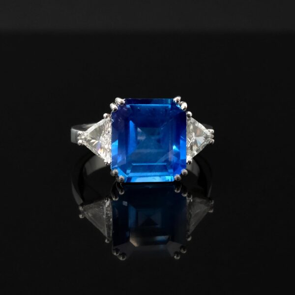 Sapphire Trilogy Ring