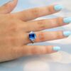 Sapphire Trilogy Ring