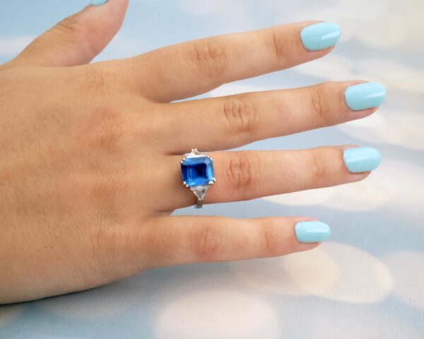 Sapphire Trilogy Ring