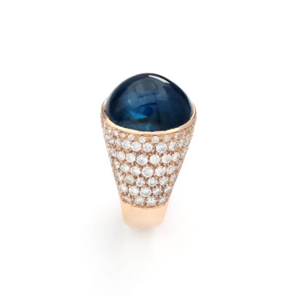 Midnight Cabochon Ring