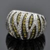 Zebra Dome Ring