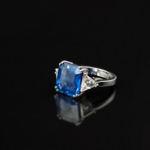 Sapphire Trilogy Ring