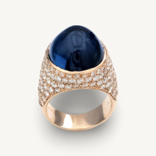 Midnight Cabochon Ring