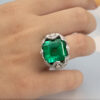 Emerald Lace Ring