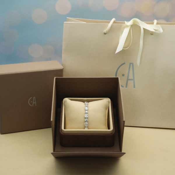 6159 Halo Tennis Bracelet