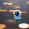 6,85 ct Sapphire Dome Ring