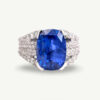 10,37 ct Sapphire Pavé Ring