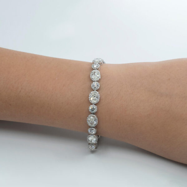 Halo Tennis Bracelet