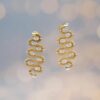 Diamond Wave Earrings