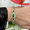 Emerald Grain de Riz Bracelet