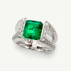 Unknown copie 2.58 ct Colombian Emerald Ring
