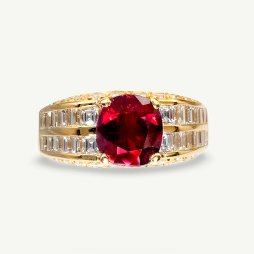 Unknown copie Cushion Ruby Ring