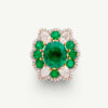 Unknown copie 3.01 ct Colombian Emerald Ring