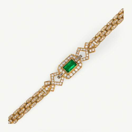 Unknown copie Emerald Grain de Riz Bracelet