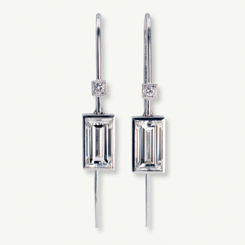 Unknown copie Baguette Diamond Drops