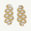 Unknown copie Diamond Wave Earrings
