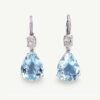Aqua drop earrings Monaco
