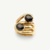 Black star ring
