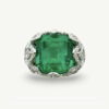 Colombian emerald ring
