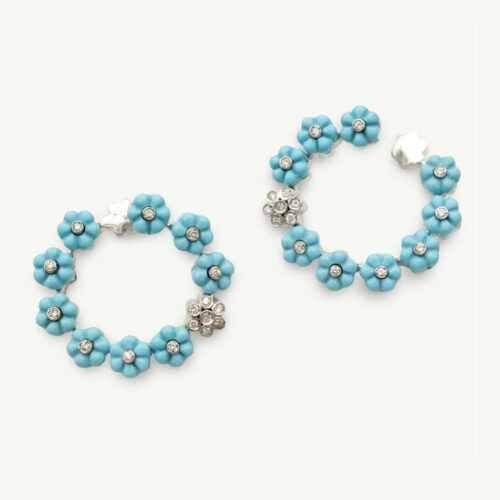 Forget me not hoops