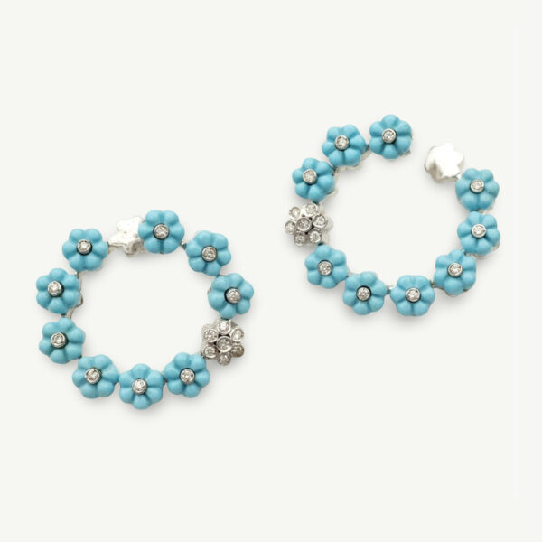 Forget me not hoops