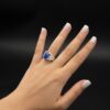 10,37 ct Sapphire Pavé Ring