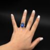 Sapphire Emerald-Cut Ring