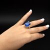 Sapphire Emerald-Cut Ring