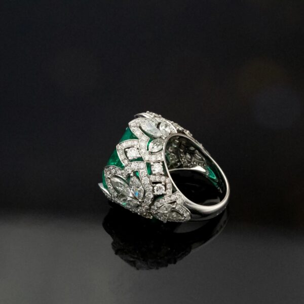 Emerald Lace Ring