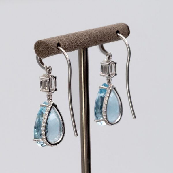 Aqua Drop Earrings