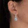 Aqua Drop Earrings