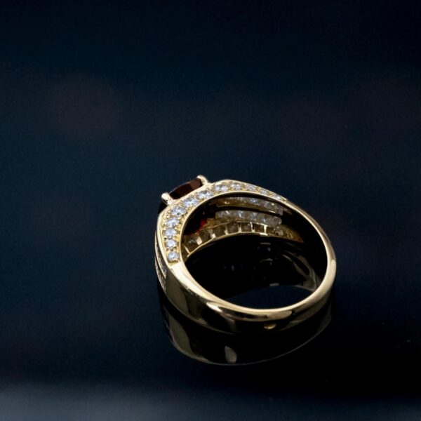 Cushion Ruby Ring