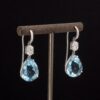 Aqua Drop Earrings