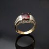 Cushion Ruby Ring
