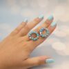 Forget-me-not Hoops