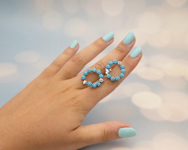 Forget-me-not Hoops