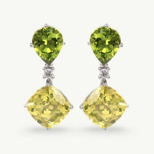 Peridots earrings jewelry