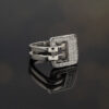 4486 Buckle Grid Ring