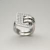 4510 Buckle Grid Ring