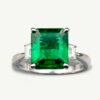 Unknown copie 2.98 ct Emerald Three-Stone Ring