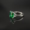 2.98 ct Emerald Three-Stone Ring