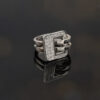 4484 Buckle Grid Ring