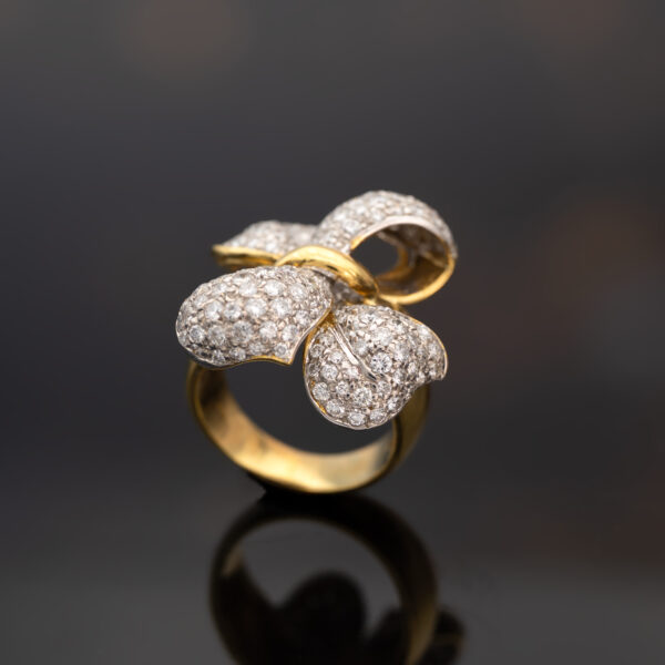 Diamond Ribbon Ring