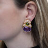 6074 Amethyst Dawn Earrings