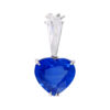 sapphire-pendant-detailed.jpg Ceylon sapphire and diamond pendant in 18K white gold with a 3.44-carat heart-shaped sapphire and a 0.47-carat kite diamond by Claris-A.