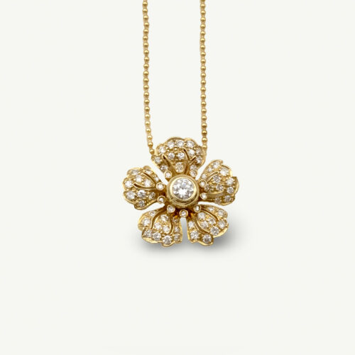 Unknown copie Golden Floral Necklace
