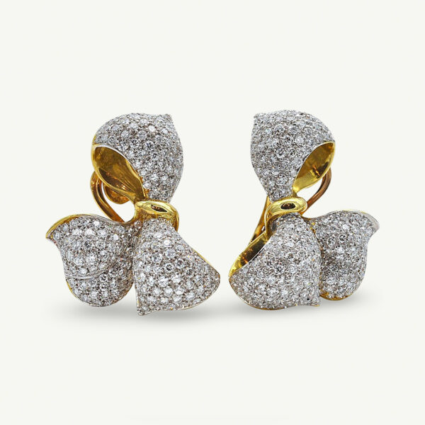 Unknown copie Diamond Ribbon Earrings